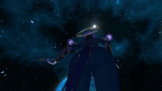 VRCHAT Blue Goddess Facesitting POV