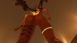 VRCHAT Nude Succubus Facesitting POV