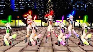 Shimakaze x7 - Persecution Complex Cellphone Girl [MMD R18] RubyMMD