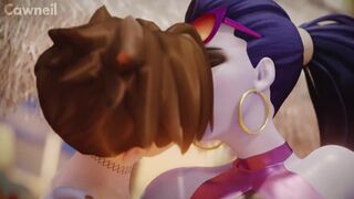 Tracer and Widowmaker beach sex