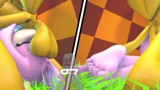 Amy stuck in the monitor