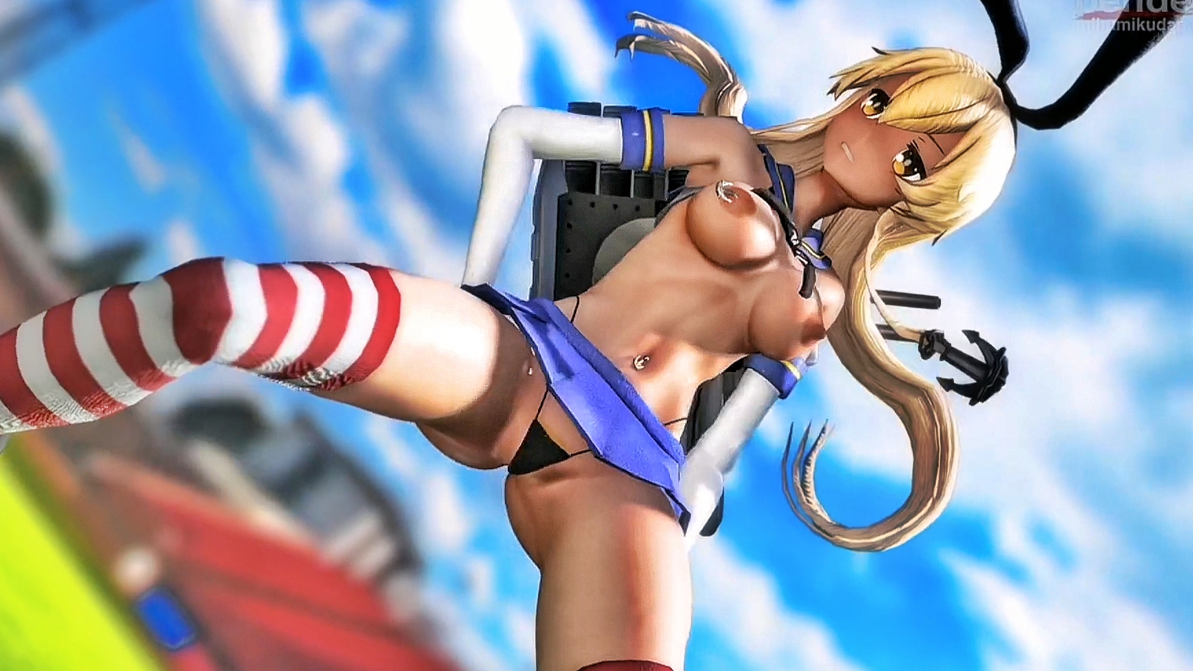 Adult Shimakaze Play Mmd R18 Bender