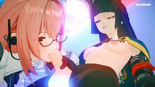 66 Hoshimi Miyabi Futa x Tsukishiro Yanagi sex video 【ZzZ】 [sound]