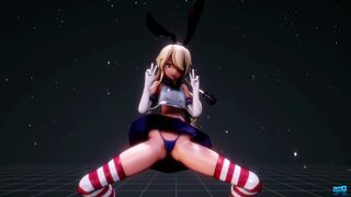 Shimakaze - Sexy [MMD R15] Delor