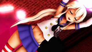 Shimakaze - Bass Knight [MMD R15] Maro-chan