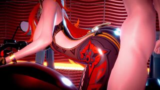 Mavuika creampied on bike