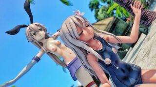 Shimakaze & Ro500 - Twinkle Days [MMD R18] LeyLineWalker