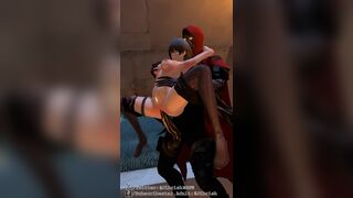 Rover creampie in pussy