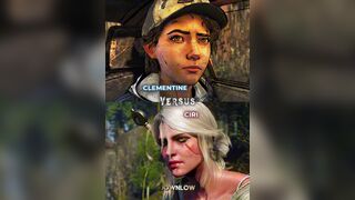 Clementine vs Ciri (2D) - WISexier