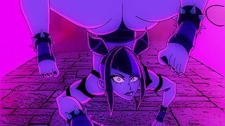 Juri Han walking on hands