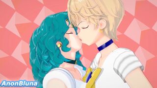 Sailor Neptune and Sailor Uranus
