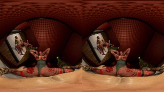 A White Christmas - Lara Croft Bleached VR Version 4K