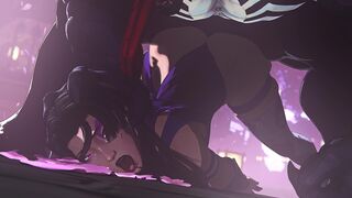 Psylocke and Venom [Nagooanimation] [NO WM] [4K]