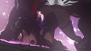 Psylocke and Venom [Nagooanimation] [NO WM] [4K] V2