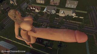 Backyard Futa Giantess Growth (+POV) #28