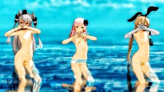 Shimakaze, Amatsukaze & Ro500 - Venom [MMD R18] MikumikuJackD