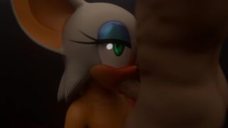 Rouge giving a Blowjob