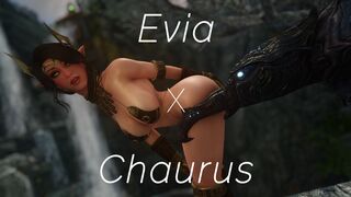Evia Fucks a Chaurus
