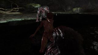 Ellie And Troll Gangbang