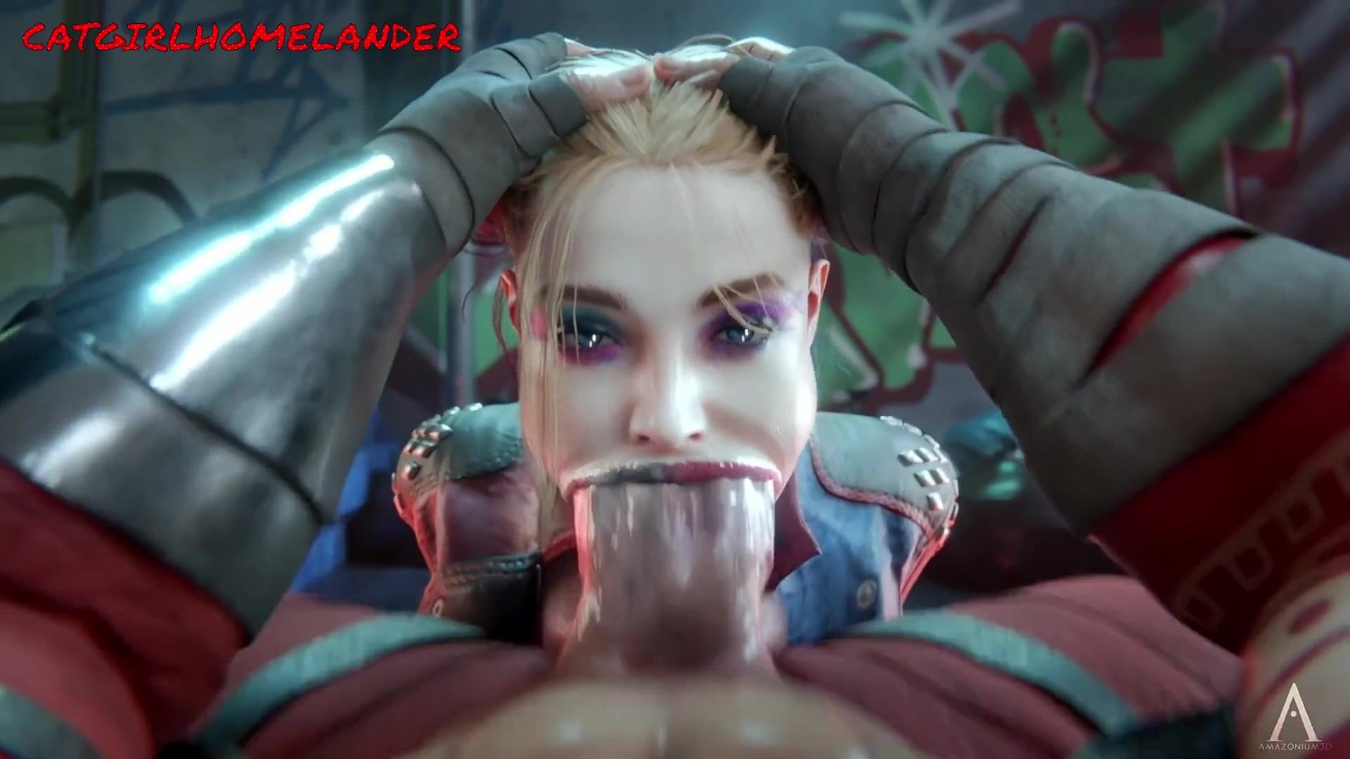 Absolute Wonder Woman Face Fuck Harley