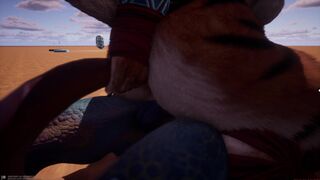 Tigress fucks Lizard Part 1