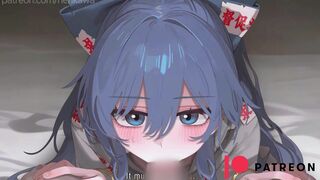 Yorigami Shion Fellatio