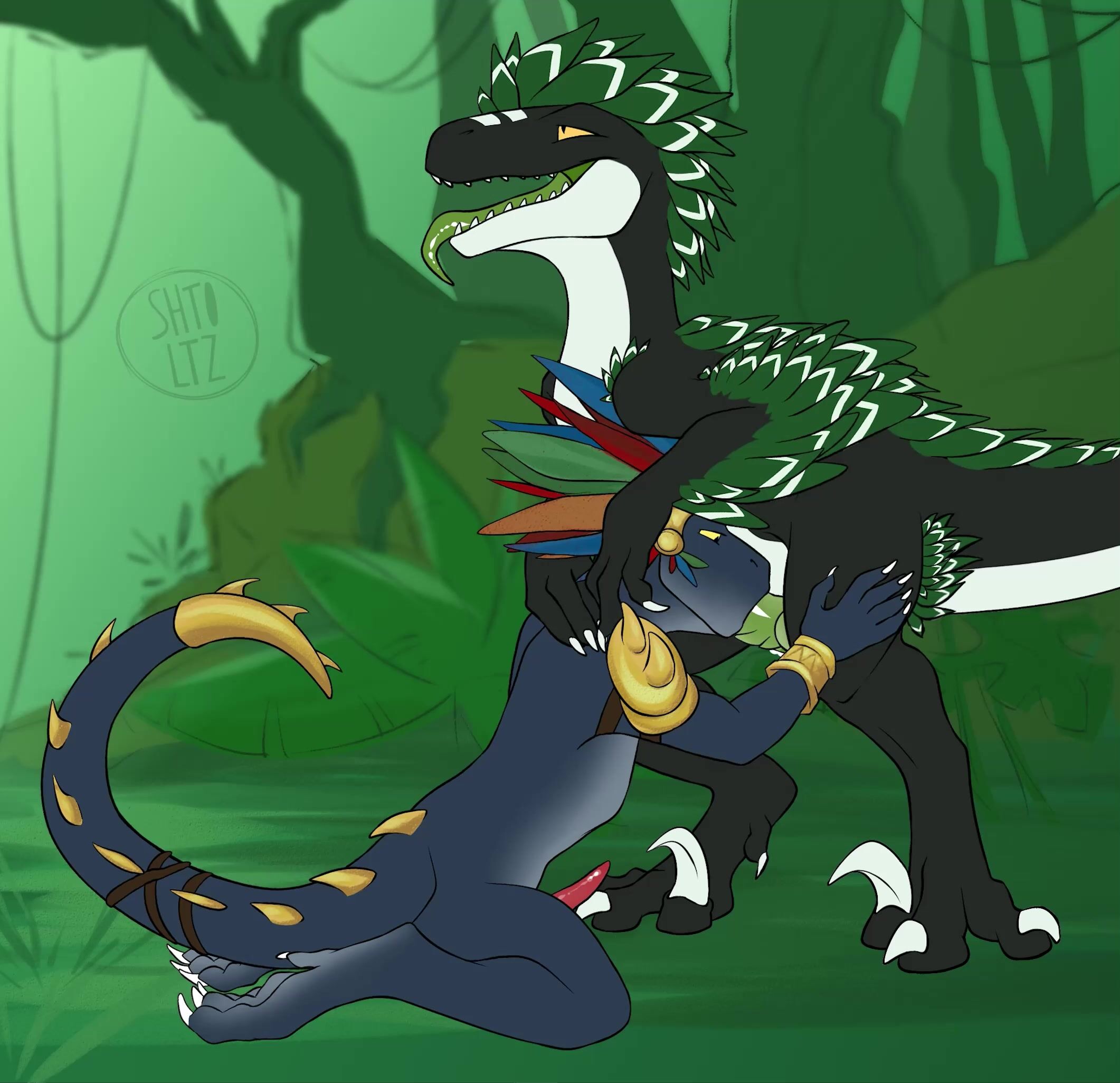Lizardman X Raptor