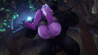Night Elf anal (Ziahna)