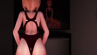 [MMDPasta] 147_KazamaIroha_Swimwear1