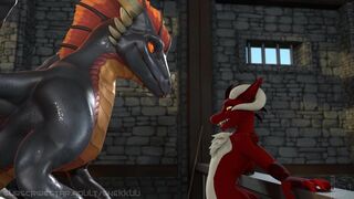 dragons making a cum exchange