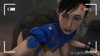 What is Chun Li filming?