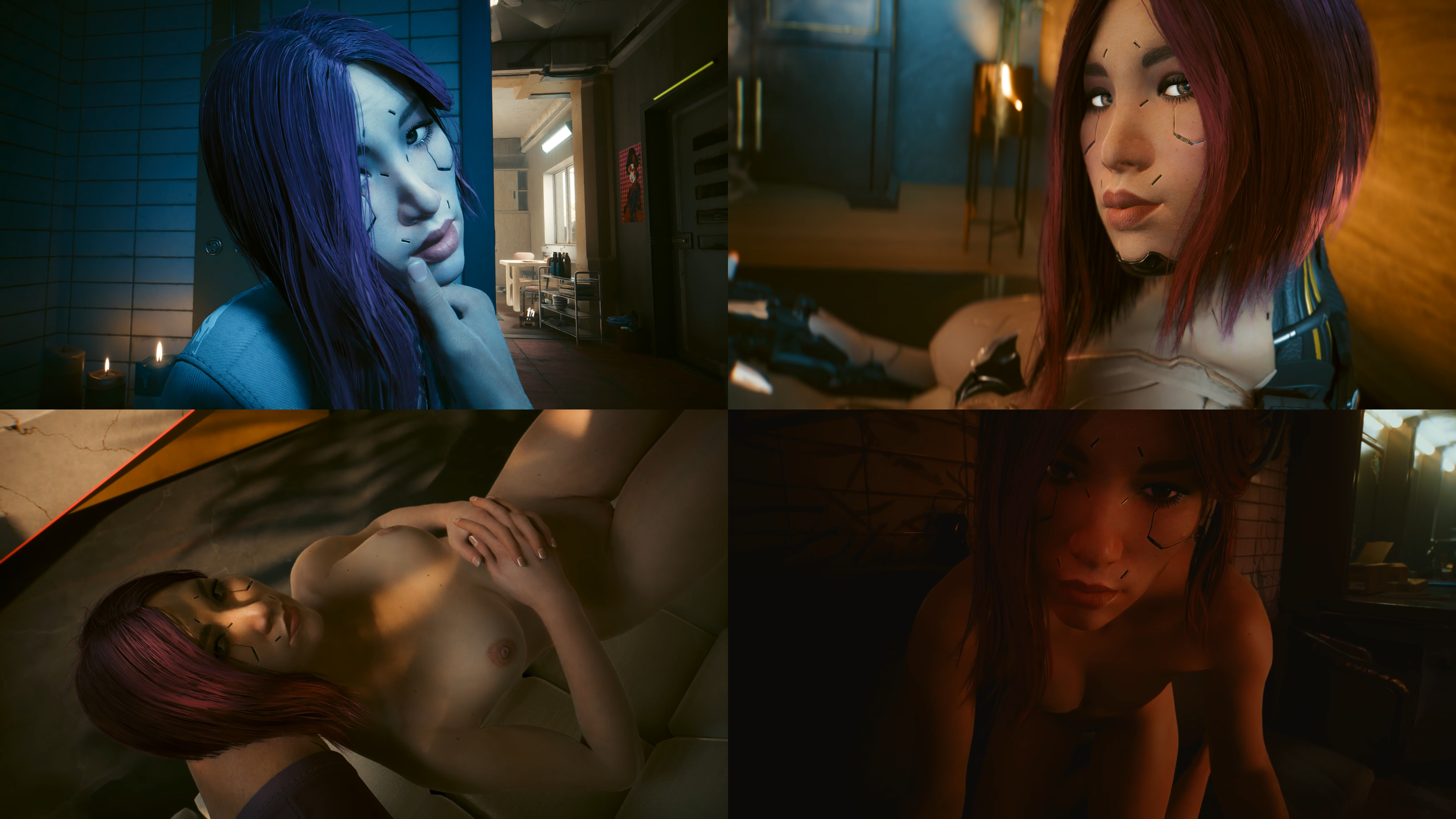 Cyberpunk Hotscenes - Song Songbird So Mi