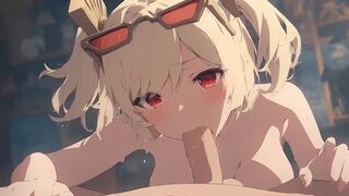 Burnice White Blowjob ( zenless zone zero )