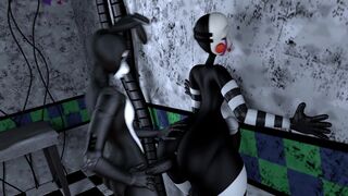 Dark Bunny fucks Puppet [Gay animation]