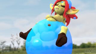 Bella's monster log: Blue slime [Coot27]