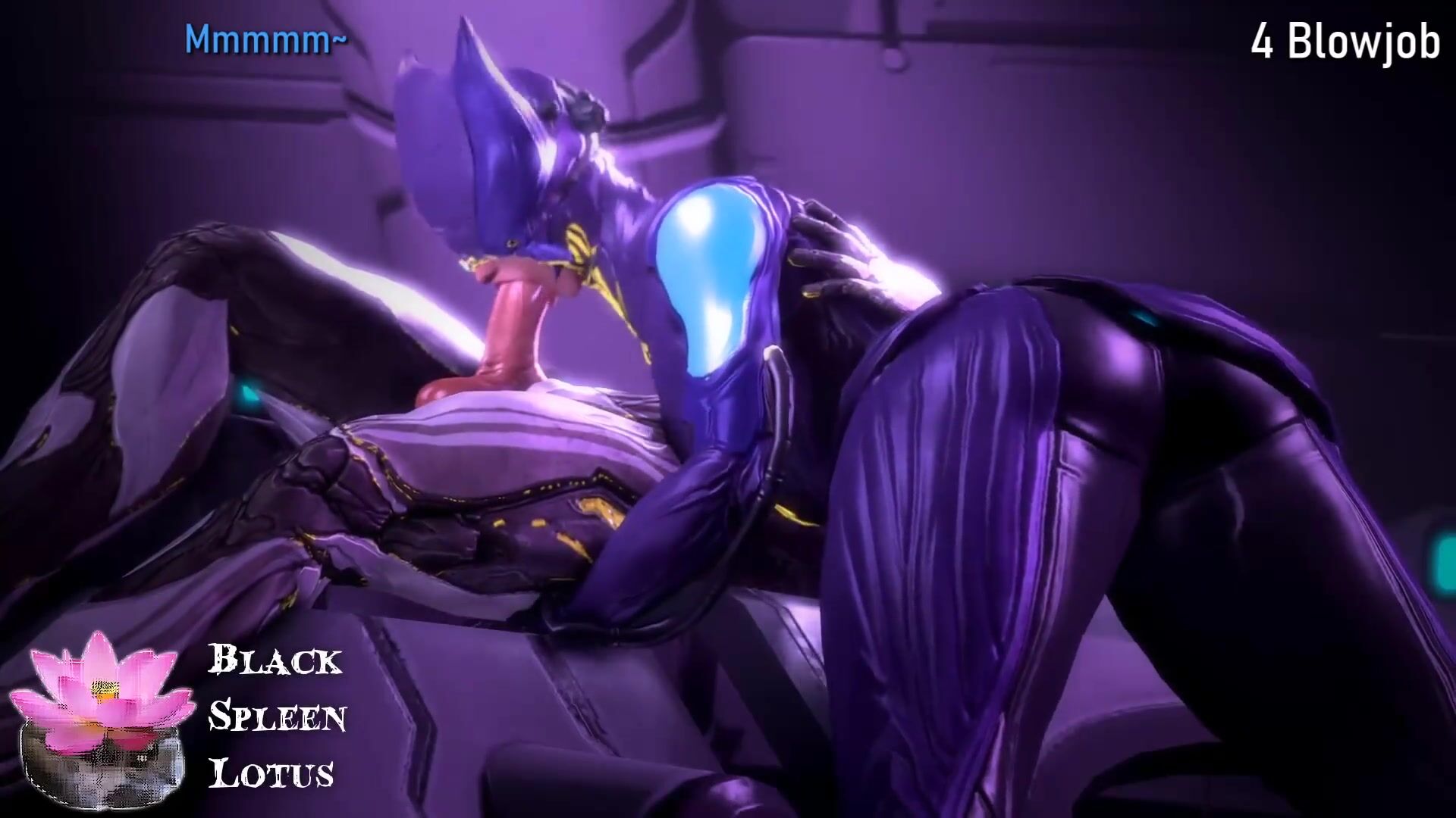 Warframe Lotus in a satisfied state a wet creampie obvious a testament to her passion