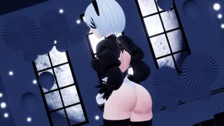 【R-18 MMD】 AOA - Miniskirt - 2B