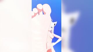 【Mosaic】Fubuki_Naked_FootStampOnMyFace [Siresire]