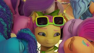 Posey isn't used to sleepover traditions