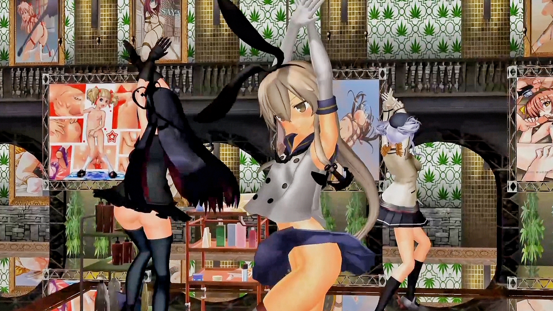 Shimakaze Kanmusume Girls Mmd R18 Cilky2