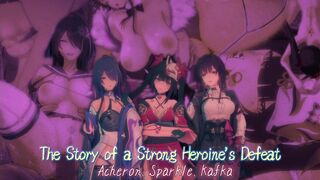 「The Story of a Strong Heroine's Defeat」 Acheron、Sparkle、Kafka (Honkai Star Rail)