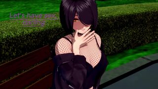 A day in the park with his girlfriend