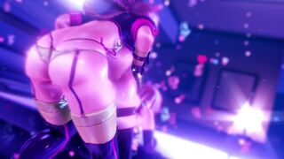 Nightingale x Mashu Futa Sex (MMD- ya-namako)