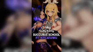 [JinkyVR] Horny Succubi Decide to FUCK EACH OTHER While Waiting for Their Next VICTIM