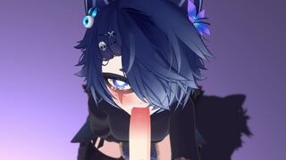 Snuffy gives you a blowjob