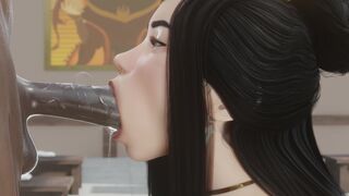 Azula's reward for wining an Agni Kai. [Mslewd]