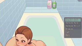 Anna sucking her cousin