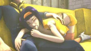 Faye Valentine Sucking On Spike's Dick [JujalaSFM]