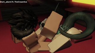 Snake girl was in heat and wanted to be impregnated~