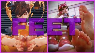 Girls feet are waiting for you! PMV/HMV - By T0RTELLIN0